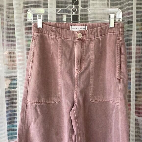 Articles of Society Tammy Hi Rise Wide Leg Jeans Pants Women’s 26 Harwood - Picture 3 of 9